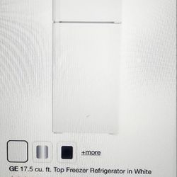 GE Refrigerator 17.5 Cu Ft. Brand New in box
