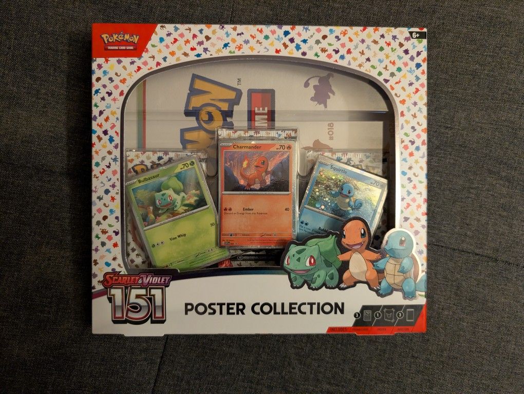 Pokemon TCG scarlet and violet poster collection 151 box
