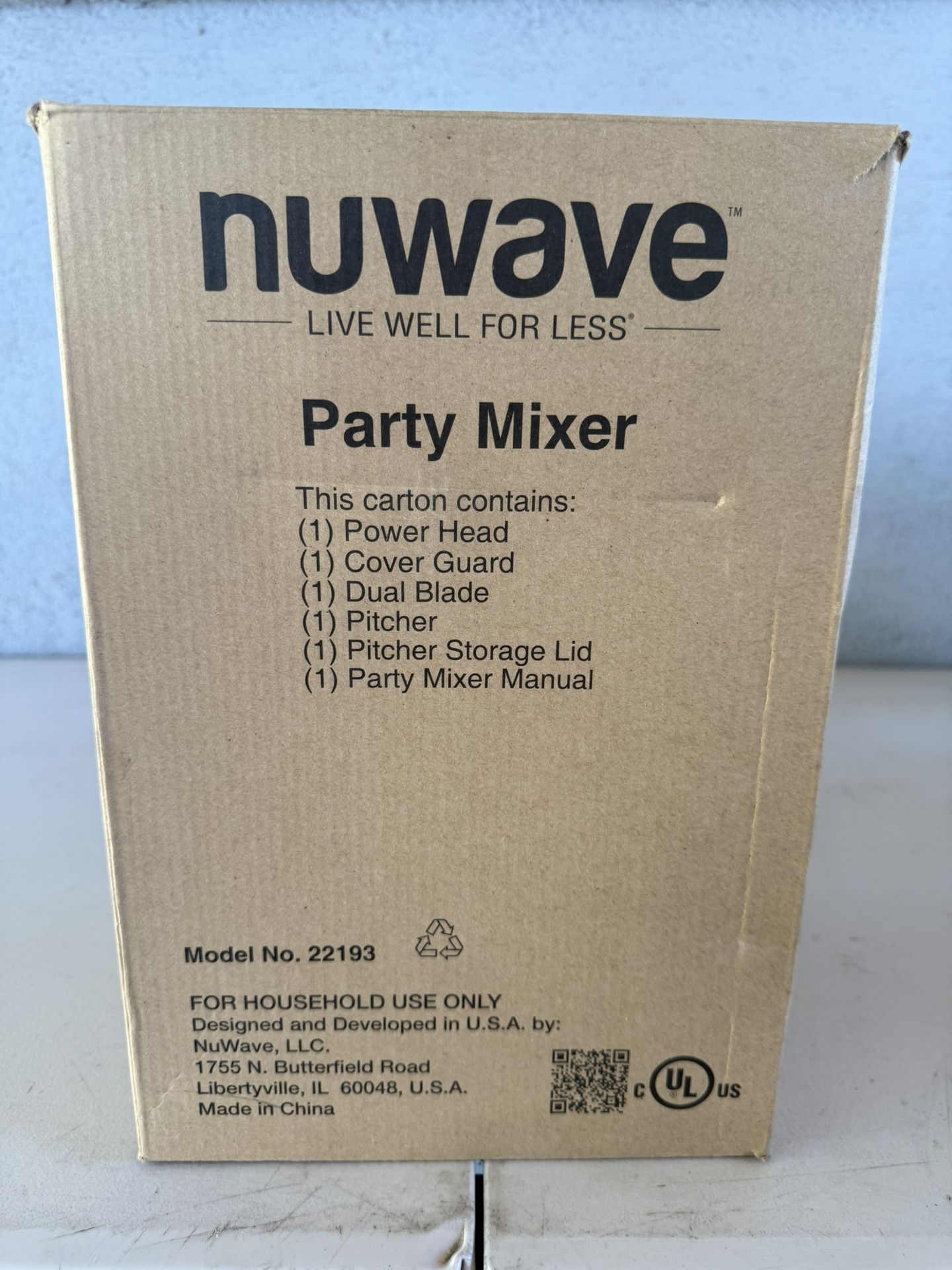 Nuwave Party Mixer And Nuwave oven Pro