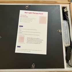 Brand New In Box Red Light Therapy Panel 