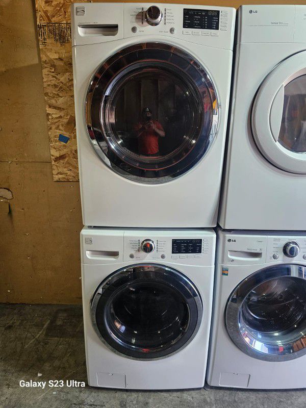 SET WASHER AND ELECTRIC DRYER 220VOLT KENMORE LARGE CAPACITY