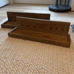 Pair of Rustic Bookshelves