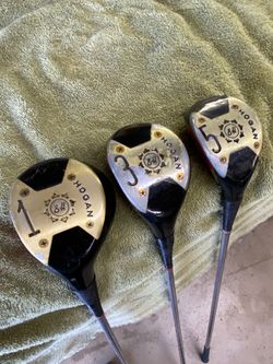 Vintage Hogan LEFT HAND Driver & Wood Set