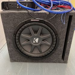 12” Kicker Sub And Kicker Amp DX 500.1