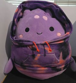 Squishmallow Shon The Loch Ness Monster with Tie-Dye Hoodie