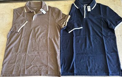 Lot of 2 brand new Old Navy Polo Golf Shirts Men M Medium