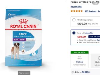 Royal canin 30lbs dog food