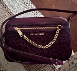 Michael Kors Leopard Print Crossbody Bag