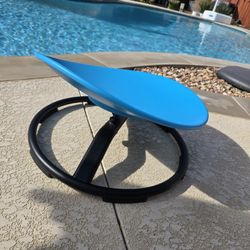 Plastic w/ Metal Frame Low to Ground Spinning Stool Rotating Chair Seat