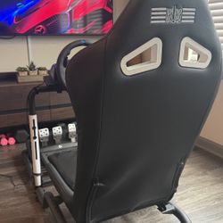 Logitech G923 Racing Wheel + Pedals + Shifter + Next Level Racing Cockpit – Full Setup