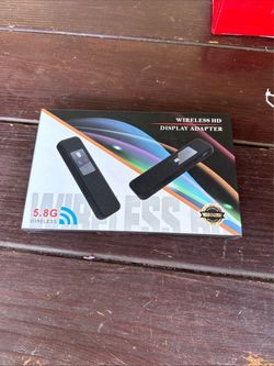 5.8G Wireless HD Display Adapter HDMI Screen Mirroring TX/RX Black