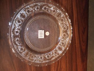 Crystal Clean 12" Platter/Charger