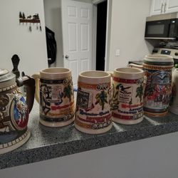 Budweiser Collectible Beer Steins