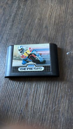 Sega Genesis Motorcycle Racing Game Cartridge