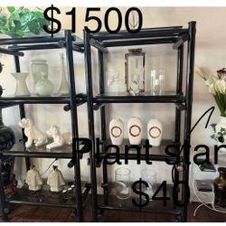 Beautiful Wood And Glass Shelves 