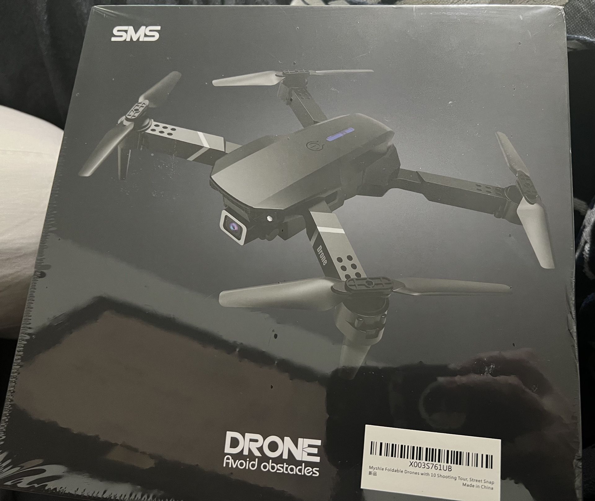 BRAND NEW FACTORY SEALED IN BOX FACTORY SEALED SMS DRONE 4K HD Dual Camera Avoid Obstacles Android IOS Compatible MSRP $299 