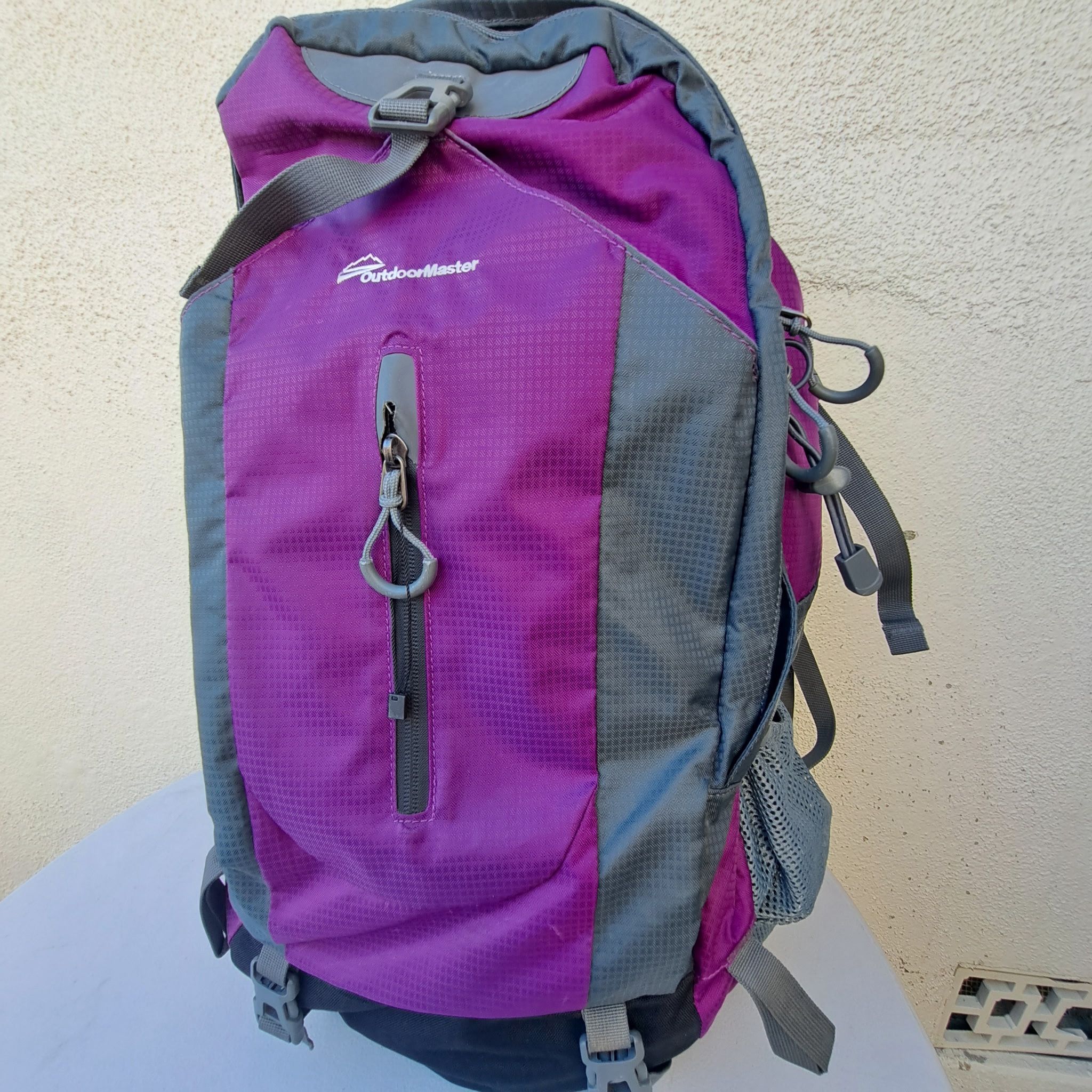 OutdoorMaster 50L Hiking Backpack with High Strength Aluminum Support, Lightweight Travel Daypack with Rain Cover, Waterproof 