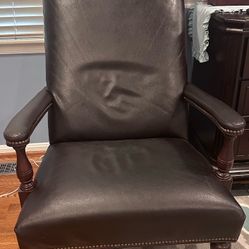 Brown Leather Chair