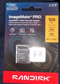 SanDisk ImageMate Pro 128GB microSDXC Card