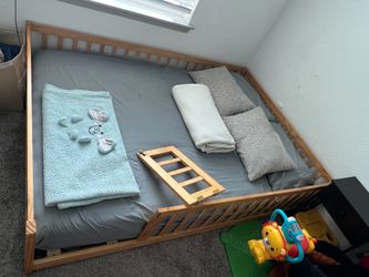 Queen/Full Toddler floor bed & mattress.