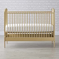 Larkin Gold Metal Baby Crib From Crate And Barrel