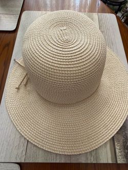 Nine West Braided Wide Brim Sun Hat