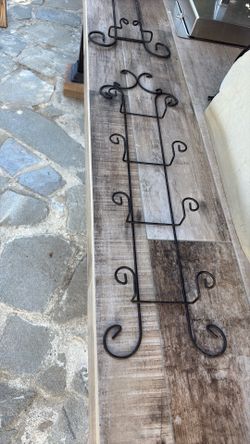 Wrought iron Plate holders