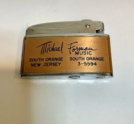 Rare Vintage Coronet Super Lighter Advertising Michael Forman Music Japan Nice!