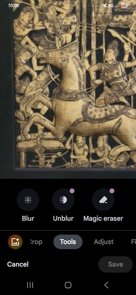Truly Stunning Very Rare Antique Gold Leaf Temple Rubbing 48"×60"