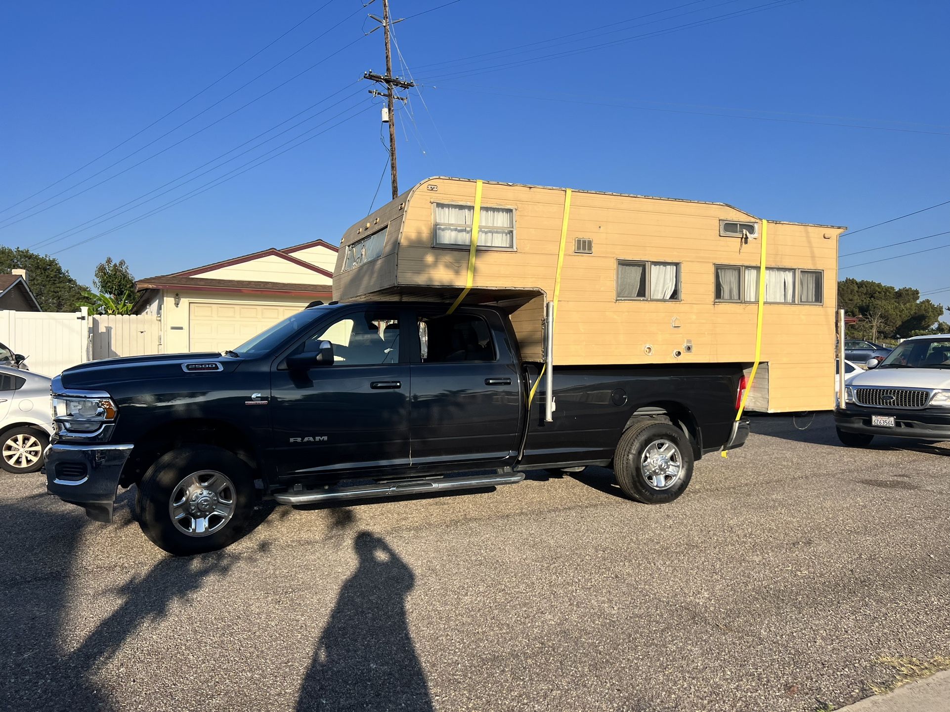 Vintage Slide In Camper/ Long Bed Renovated