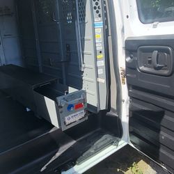 Heavy Duty Metal TOOLS BOX Cabinet Organizer Cargo Van