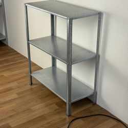 Steel Shelving Unit - Modern Metal Minimalist Shelf