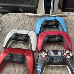 PS5 5 Controllers