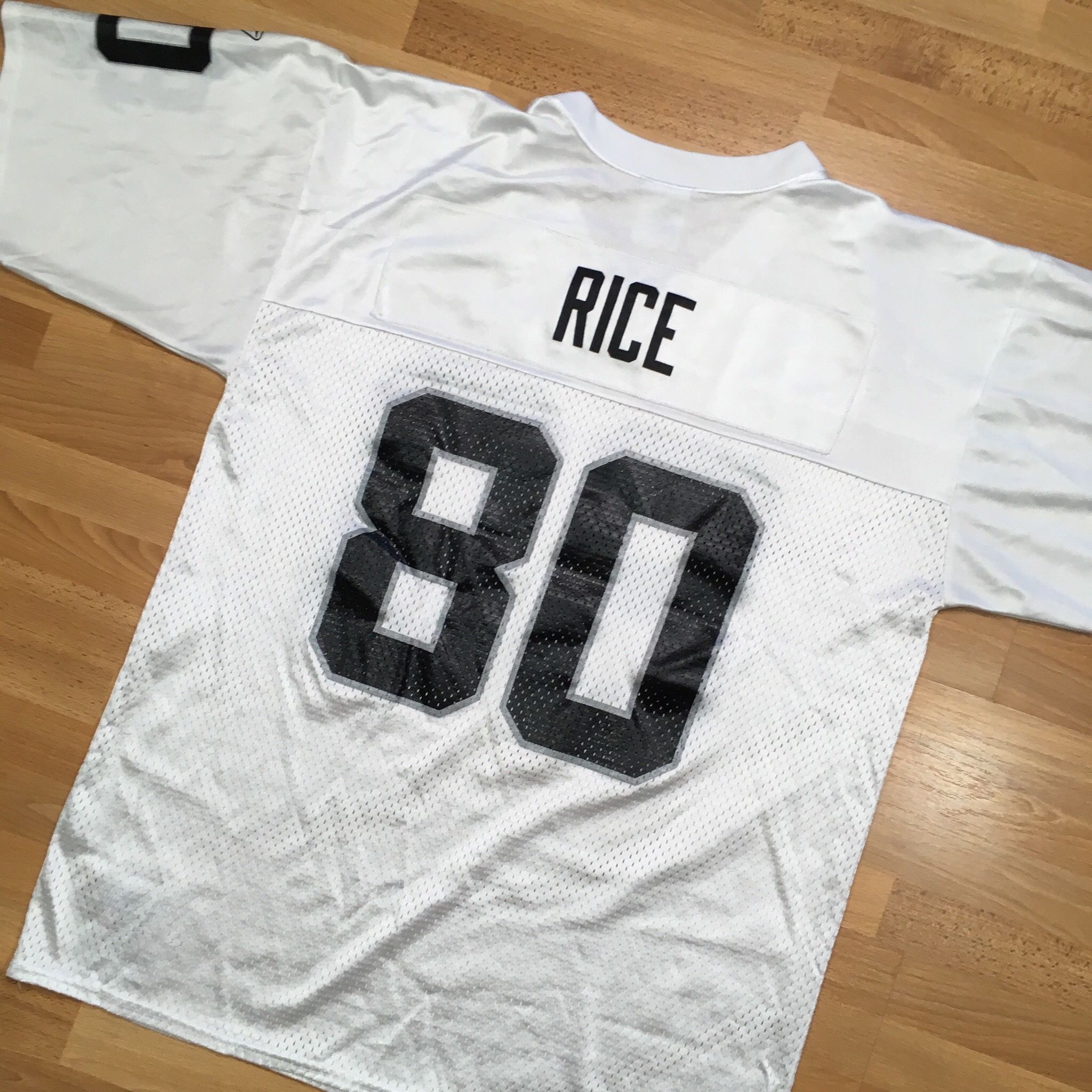 Jerry Rice Oakland Raiders Reebok Authentic Pro NFL Football Jersey L 90s 00s
