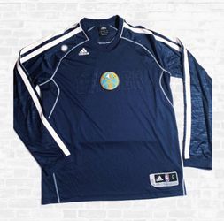 Vintage adidas Denver nuggets long sleeve shirt