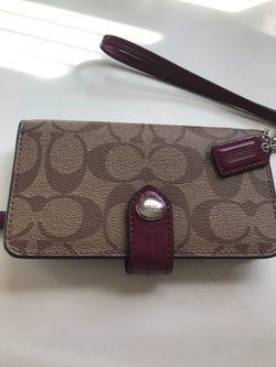 Coach wristlet