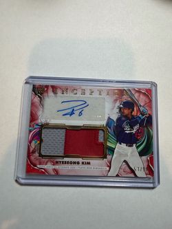 Hyeseong Kim Topps Rc Inception Auto Patch Card 51/99