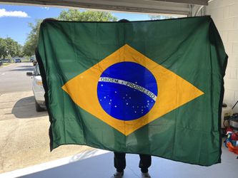 International Flags Bundle – Brazil, Costa Rica, Dominica – Large Size