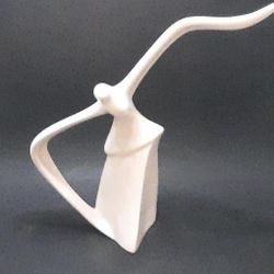 Sweet I or Colored Mid Century Modern Seagull In Flight 