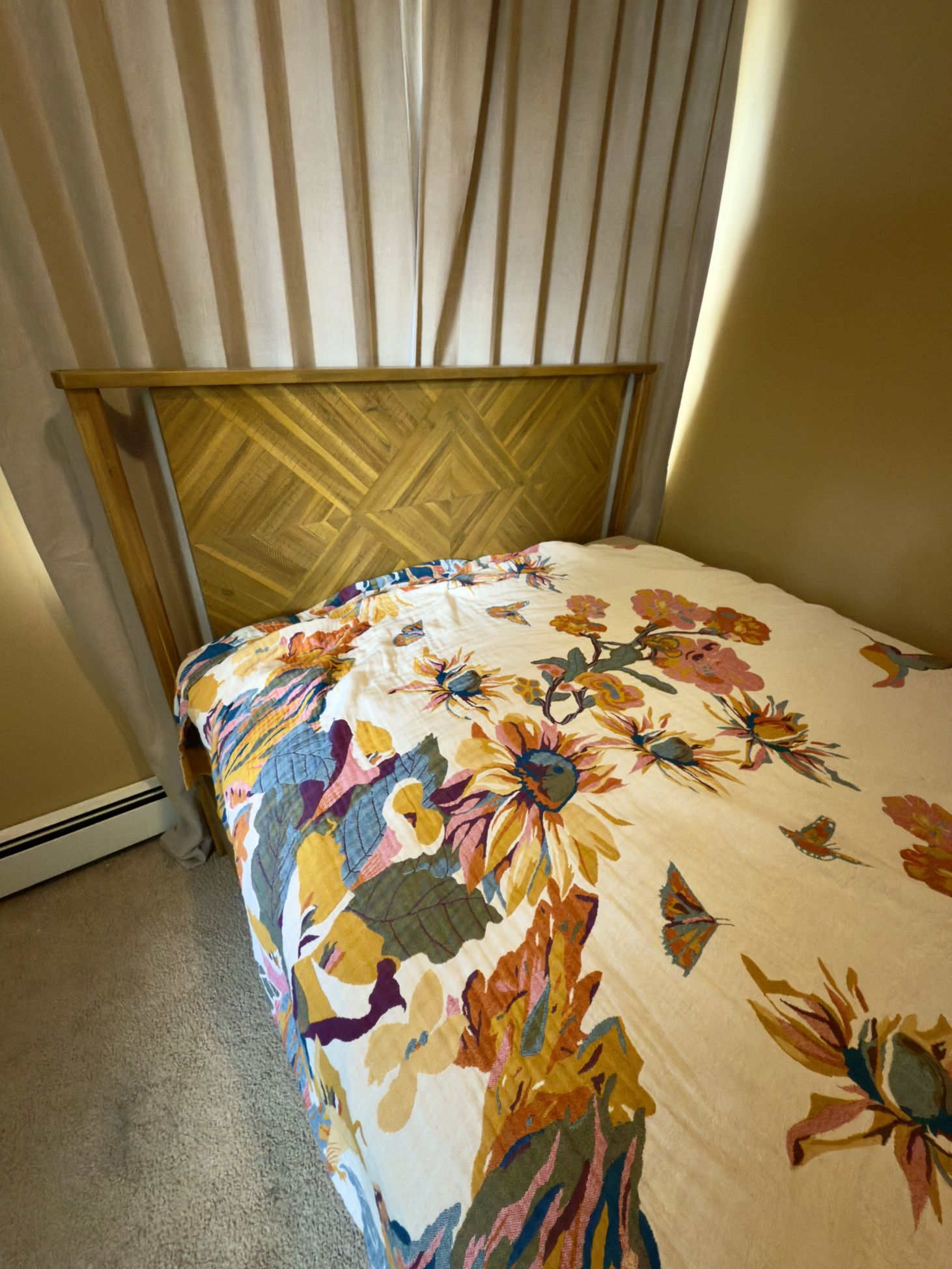 Queen Wayfair Wooden Headboard And Bed Frame