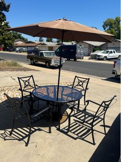 Patio table & chairs