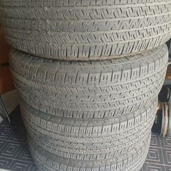Nexen Roadian HTX2 All Weather 245/75R17 112S Tires / Jeep Wrangler 17" Wheel / 5x Rim Tire Combo