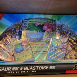 Venusaur EX Blastoise EX Premium Collection Pokemon