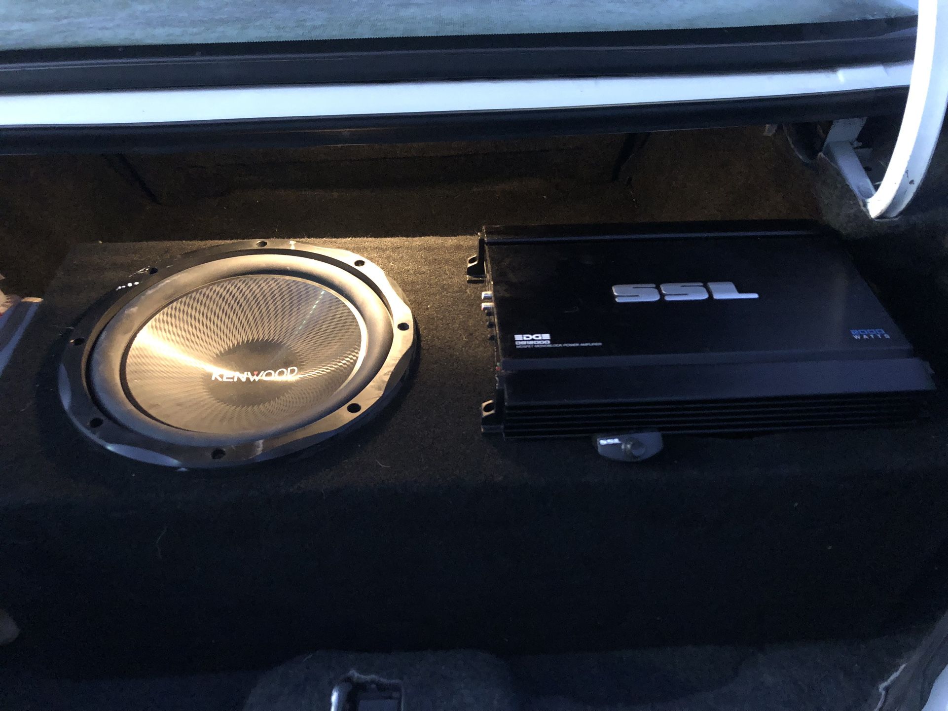 Amp/subwoofer