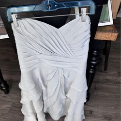 Size 16 Bridesmaid Dress Gray Formal 