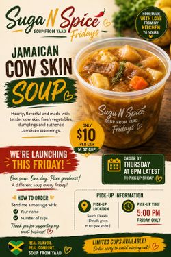 Soup sale Bogo