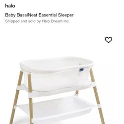 NEW HALO BASSINEST ESSENTIAL SLEEPER NEVER USED 