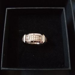 New Men's Ring Wedding Band Size 9 High Quality Men's Custom Stainless Jewelry 