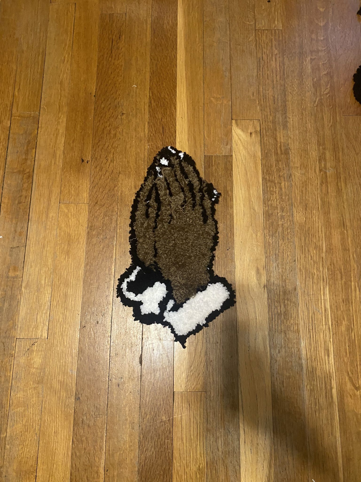 CUSTOM PRAYING HANDS RUG