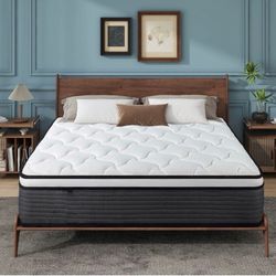 Queen Size Mattress 14” Inches Thick Pillow Top. Quality and Comfort,  Available All Sizes. New From Factory. Same Day Delivery